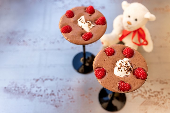 Valentine's chocolate mousse