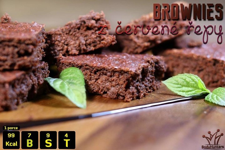 Brownies z červené řepy