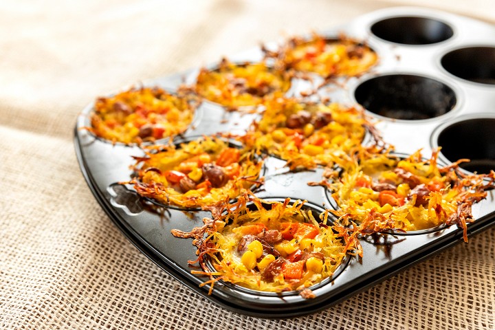 "Hashbrowns" hnízda