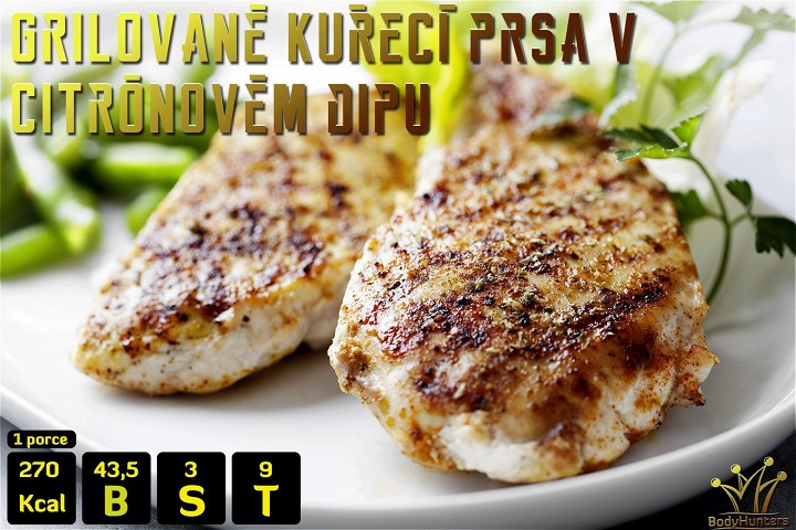 Kuřecí prsa v citrónovém dipu